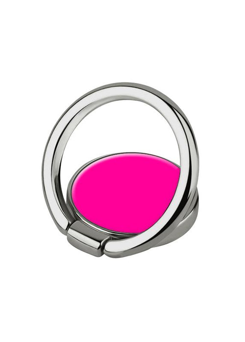 Idecoz Phone Ring With Grip & Stand - Neon Pink