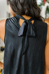 Photo Opt Sleeveless Blouse In Black Womens