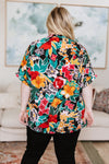 Pretty In Paradise Floral Blouse Womens