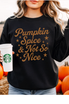 Pumpkin Spice & Not So Nice Sweatshirt