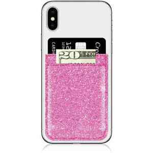 Idecoz Phone Pocket - Pink Glitter