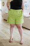 Ray Of Sunshine Linen Shorts Womens