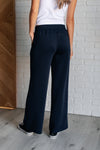 Resort Travel Wide Leg Crop Pant in  Navy*