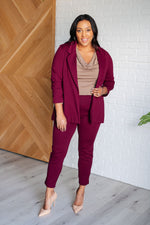 Magic 3/4 Blazer in Wine*