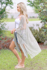 Whispering Sage Kimono
