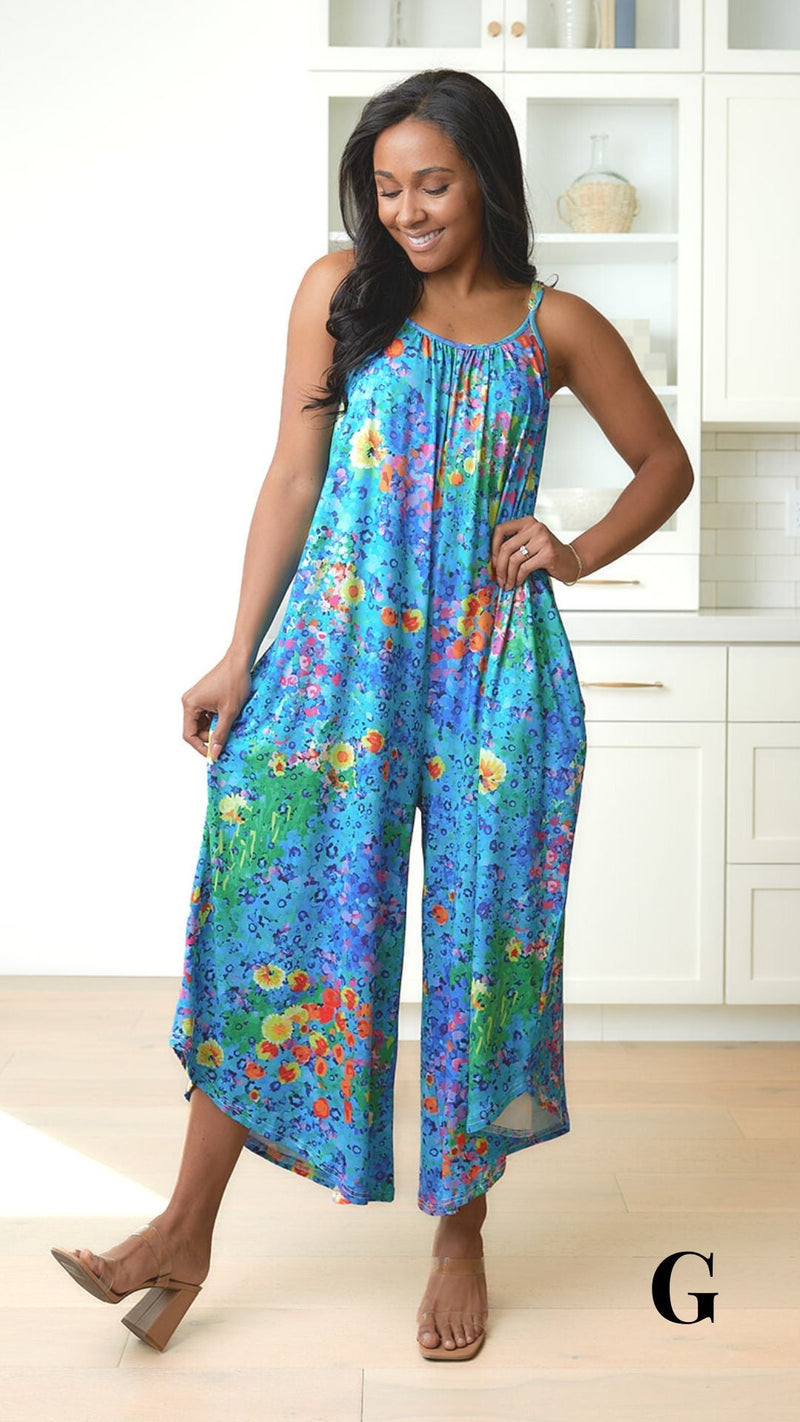 Preorder: Relaxed Fit Jumpsuit In Assorted Prints Womens