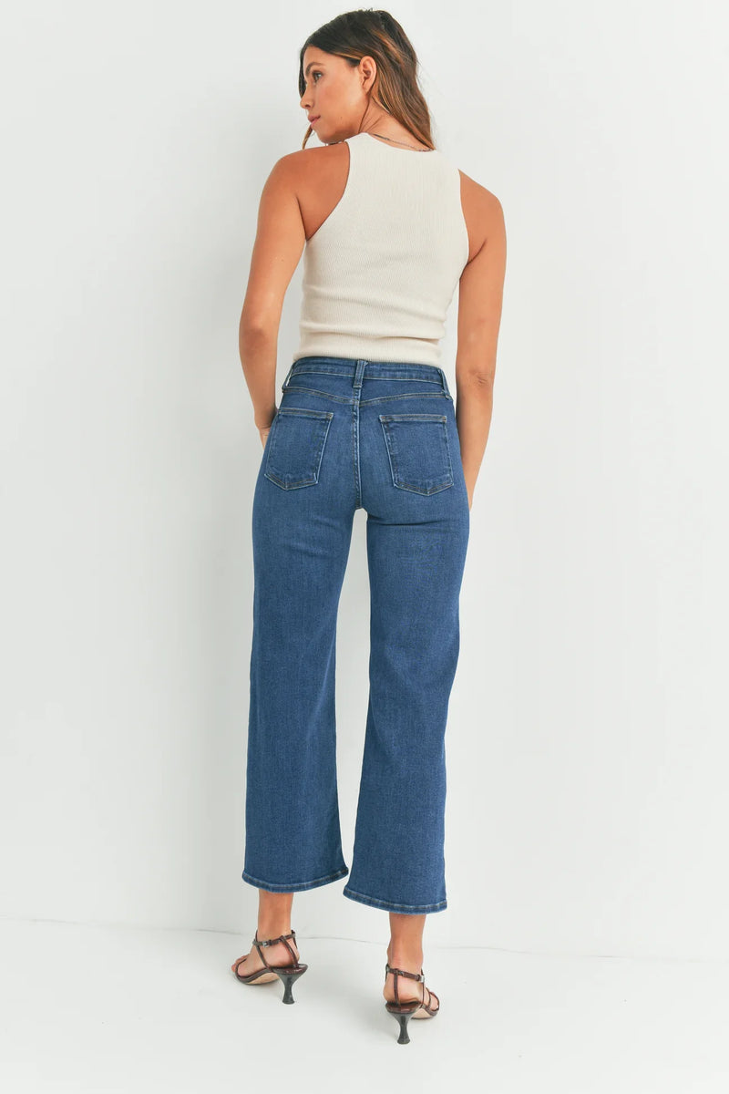 High Rise Wide Leg Jeans in Three Colors