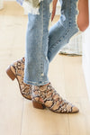 Sadie Ankle Boots In Snakeskin Womens