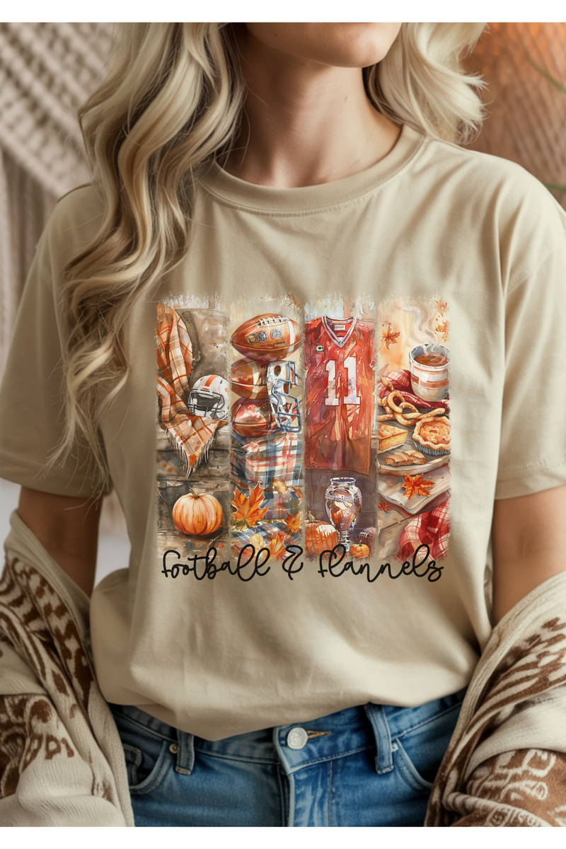Football & Flannels Graphic Tee