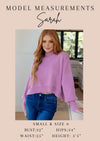 The Layback Relaxed Basic Tee in Hot Magenta