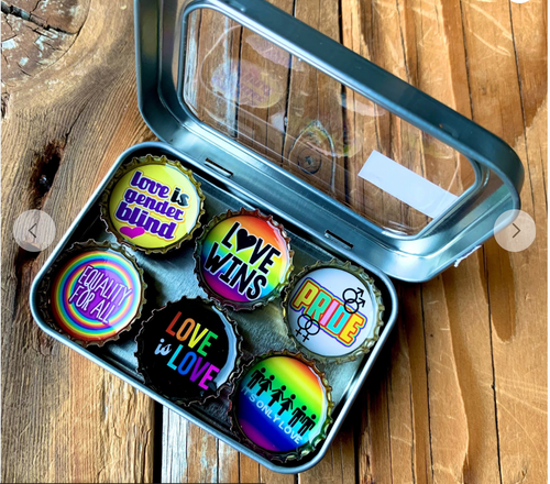 Pride Bottle Cap Magnets