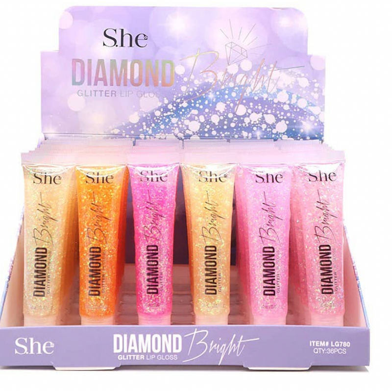 Diamond Bright Glitter Lip Gloss