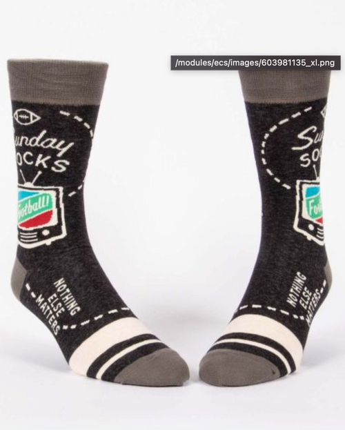 Mens Socks - Sunday Football