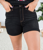 Judy Blue - Almost Black High Rise Shorts