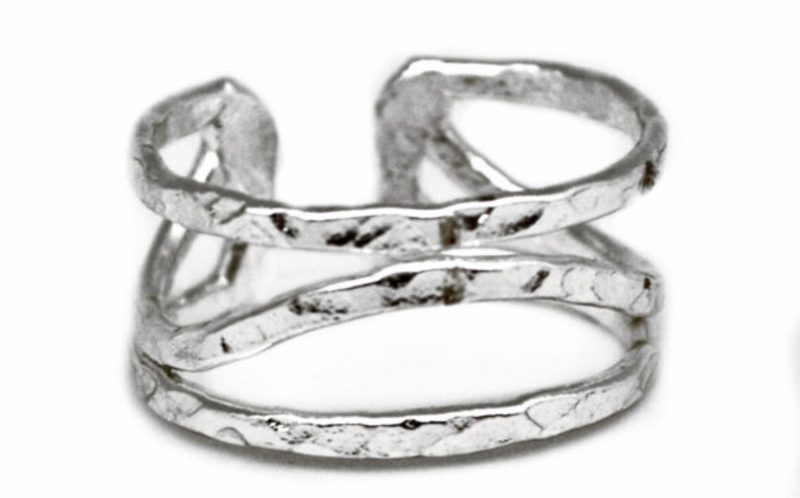 Silver Plated S Ring