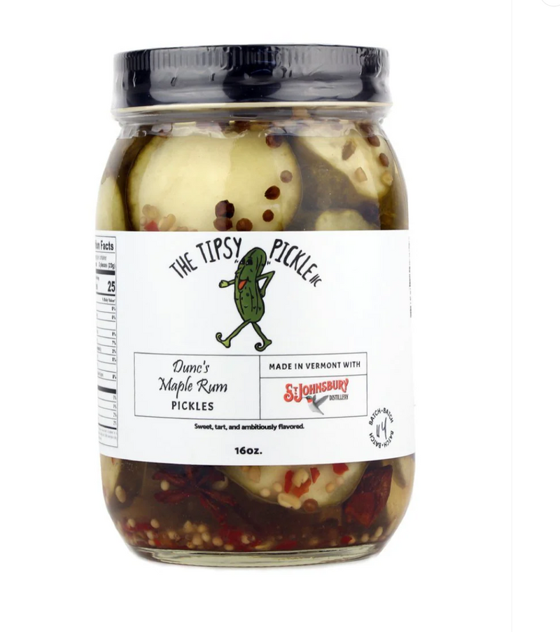 The Tipsy Pickle - Dunc’s Maple Rum Pickles