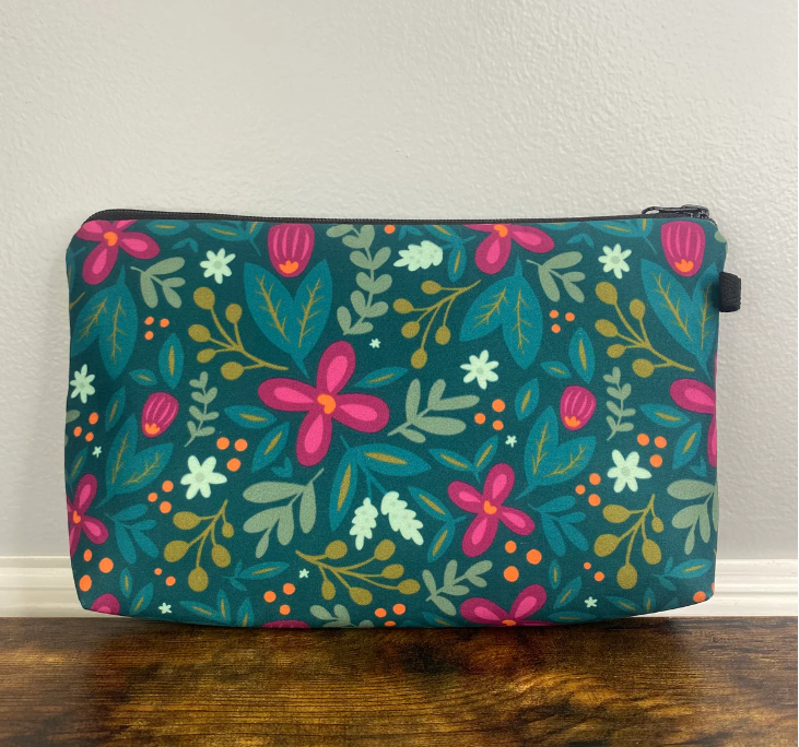 Pouch - Magenta Floral