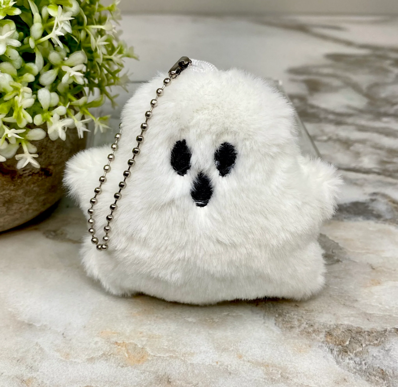 Keychain Toy - Halloween Plush Ghost