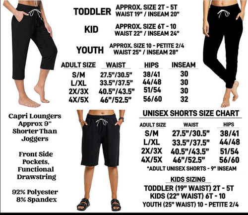 Joggers - Black Rose