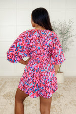 Seems Okay Abstract Print Romper