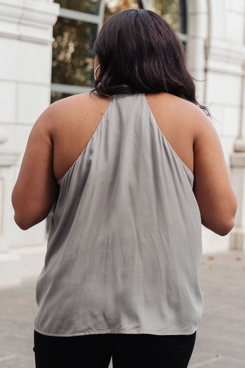 Shine Bright Tank In Silver Womens