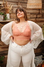 So This Is Love Bralette In Coral Haze Womens