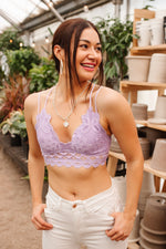 So This Is Love Bralette In Lavender Womens