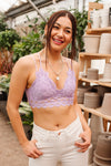 So This Is Love Bralette In Lavender Womens