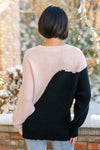 Speaks To My Heart Wave Knit Pullover Womens