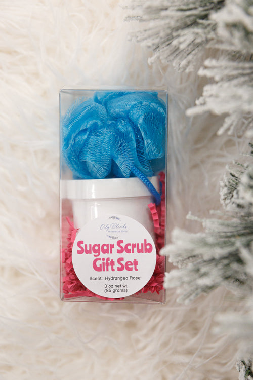 Sugar Scrub Gift Set In Hydrangea Rose Womens