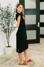 Sweet Like That Casual Dress in Black**