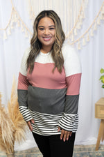 Sweet & Sassy Colorblock Top
