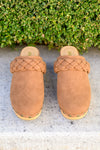 Taylor Braided Clogs In Brown Womens