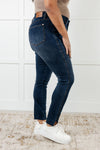 Tessa High Rise Control Top Step Hem Skinny Jeans