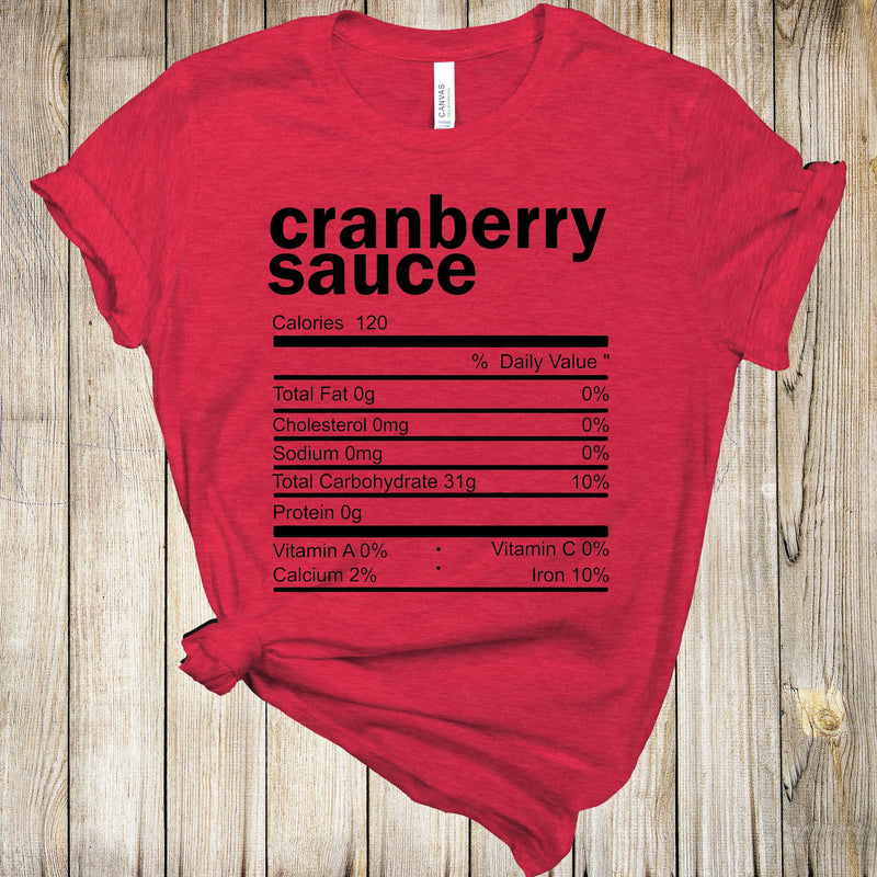 Graphic Tee - Thanksgiving Cranberry Sauce