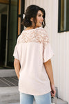 The Looking Around In Lace Top Womens