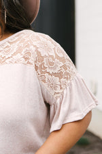 The Looking Around In Lace Top Womens