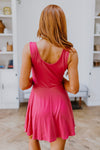 Think Pink Sleeveless Skort Dress Womens