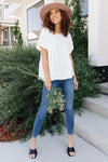 Tiered Top In White Womens