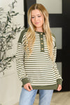Timeless Lines Contrast Henley Top
