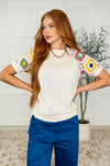 To Grandma's House Crochet Accent Top