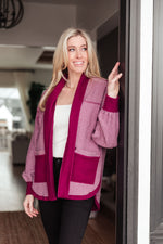 Two Hearts Jacket In Plum Womens