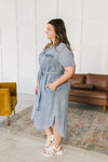 Wait For It Denim Shirtdress Womens