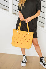 Preorder: Waterproof Tote Bag In Marigold Womens