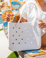 Preorder: Waterproof Tote Bag In White Womens