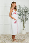 Whispering Petals Scoop Neck Dress
