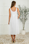 Whispering Petals Scoop Neck Dress