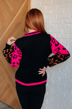 Wild About You Animal Print Sweater