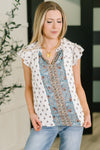 Willow Breeze Short Sleeve Blouse