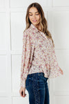 You and I Connect Floral Button Up Blouse